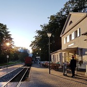 Der Bahnhof von Heiligendamm - Eisenbahnromantik pur