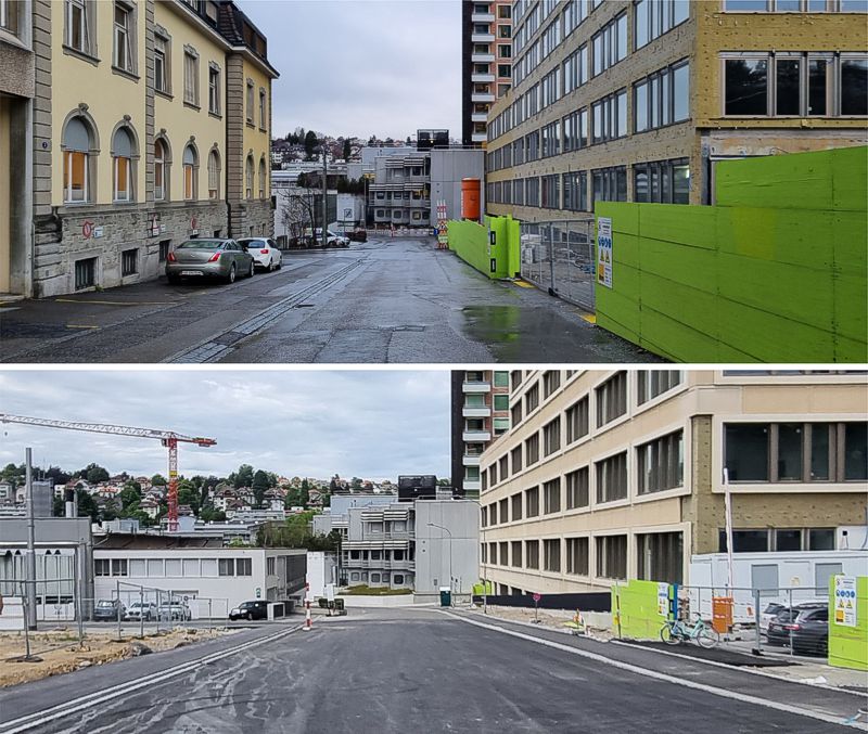 verbreiterung frohbergstrasse stgallen